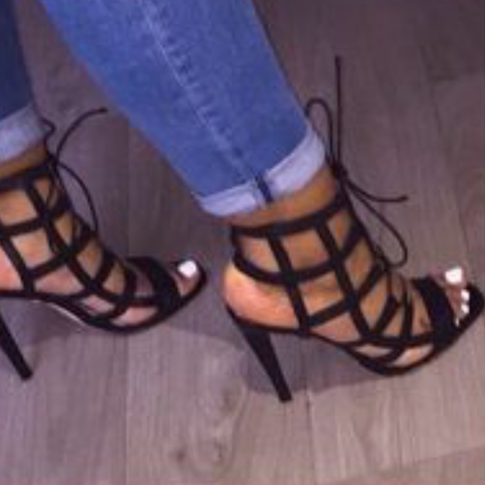 Zara caged sandals